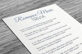 Buzzfeed staff get all the best moments in pop culture & entertainment delivered t. Printable Romantic Movie Trivia Game For Bridal Shower Movie Trivia Games Romantic Movies Movie Facts