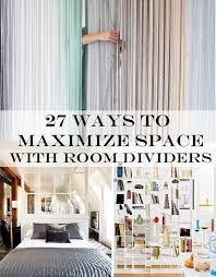 Install a curtain rod on sturdy brackets to hang from the ceiling in your kids' room. 27 Ways To Maximize Space With Room Dividers