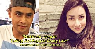 Hubungan saya dan isteri okey dan kami tidak terjejas dengan spekulasi dan tuduhan orang ramai itu. Membisu Tentang Rumah Tangga Aqasha Rita Rudaini Hentam Aidil Zafuan Berita Memey