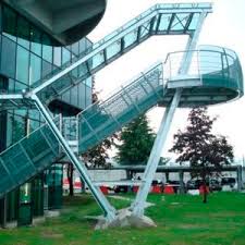 Canopystair is a modular system of steps that can be attached without tools to form a spiral staircase around a tree trunk, allowing one to walk up into the canopy above. Exterior Staircase Canopy All Architecture And Design Manufacturers
