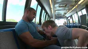 Public bus gay porn