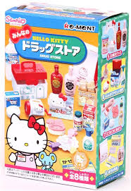 Hello Kitty Drug Store Re Ment Miniature Blind Box Hello Kitty Toys Hello Kitty Themes Hello Kitty Art