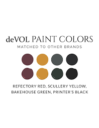 Devol Paint Colors Matched To Sherwin
