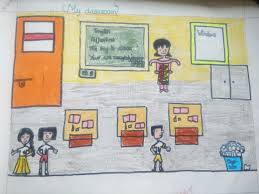 My Classroom Kids Subject Drawing Drawing For Kids Drawings Art Design