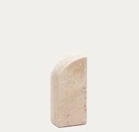 Suporte para livros Maik de travertino bege | Kave Home Portugal