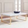 Dark walnut/glass glass coffee table. 1
