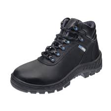 Bota de Seguran&ccedil;a Couro Antichamas N44 Cor Preto com Cadar&ccedil;o -  MARLUVAS-700870-44