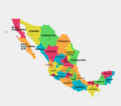 El estado de méxico está dividido. Mapa De Mexico Con Nombres Porlaeducacion