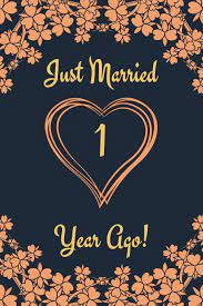 5 out of 5 stars. 1st Anniversary Journal Lined Journal Notebook 1st Anniversary Gifts For Her And Him Funny 1 Year Wedding Anniversary Celebration Gift Just Married 1 Year Ago Ruslove Shanley 9781072240228 Amazon Com Books