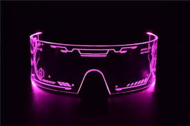 Pink Futuristic Led Visor Glasses Perfect For Cosplay And Festivals Cybergoth Cyberpunk Glasses Goggles Cyberpunk Aesthetic Cyberpunk Cyberpunk Fashion