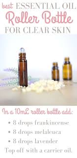 How To Make A Clear Skin Essential Oil Roller Bottle Essential Oil Roller Bottle Essential Oil Roller Essential Oil Roller Bottle Recipes
