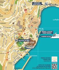 Villefranche Sur Mer Tourist Map Tourist Map Tourist Med Cruises