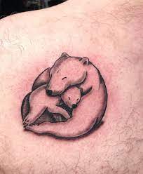 Mama Bear And Baby Bear Tattoo