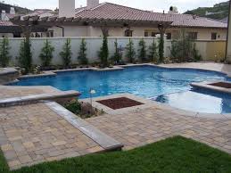 Beautiful Poolside Terrace With Fire Pits Outdoor Outdoor Backyard Cool Pools