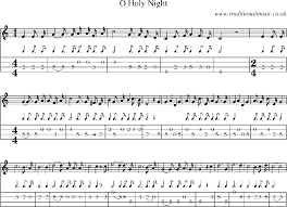 Mandolin Tab And Sheet Music For Song O Holy Night