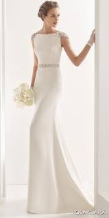 These simple wedding dresses allow you to go over the top with your wedding jewelry and accessories. Simple Yet Elegant Wedding Dresses Cold Shoulder Dresses For Wedding Check More At Http Sves Wedding Dresses Sheath Wedding Dress Beautiful Wedding Dresses