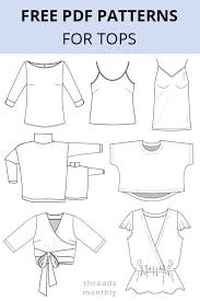 Membership is free, and easy. 30 Gorgeous Free Sewing Patterns For Tops Women Clothing Printables In 2021 Clothes Sewing Patterns Sewing Patterns Free Women Blouse Pattern Sewing