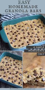 Easy Homemade Granola Bars Easy Homemade Granola Bars Homemade Granola Bars Easy Peanut Butter