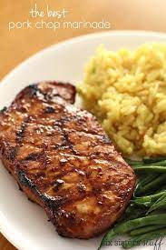 The Best Pork Chop Marinade Recipe Yummly Recipe Pork Recipes Pork Chop Marinade Best Pork Chop Marinade