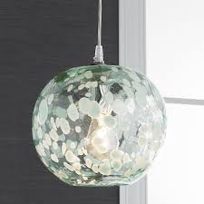 Speckled Hand Blown Glass Pendant Blown Glass Pendant Light Glass Pendant Light Blown Glass Pendant