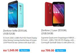 If you are constantly on the move; Asus Zenfone Selfie And Zenfone 2 Laser Now Available On Their Online Store Soyacincau Com