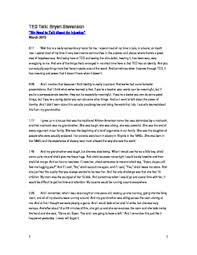 We Need To Talk About An Injustice: Bryan Stevenson TED Talk Analysis