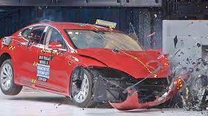 The 2017 tesla model s, a large luxury sedan, earns good ratings in all iihs crashworthiness evaluations except the challenging small overlap front crash. Tesla Model S Crash Test Youtube