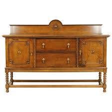 Zsq buffet table, cambridge series sideboard table with bottom shelf, console table dining room server, entry table buffet cabinet sofa table (antique blue) 4.2 out of 5 stars 72 $249.99 $ 249. Antique Oak Sideboard Carved 23 For Sale On 1stdibs