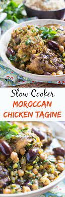 A Super Easy Slow Cooker Moroccan Chicken Tagine Recipe Tagine Slow Cooker Moroccan Chicken Recipes