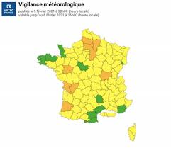 Heure d'été 2021 (heure avancée). Meteo 9 Departements En Vigilance Orange Pour Risque De Crues Le Point