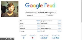 Google feud, much like the original game, gives you the top answers to choose from except in this version the answers come from the top google search queries. Google Feud Video Dailymotion