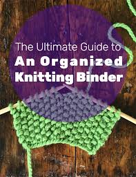 Buy knitting binder on ebay. The Ultimate Guide To An Organized Knitting Binder This Gal Knows