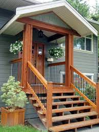 40 Lovely Door Overhang Designs Bored Art Front Porch Design Porch Design Front Porch Steps