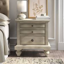 Rated 4 out of 5 by merrill and judy from kincaid 2 drawer nightstand fit for a king & queen kincaid 2 drawer nightstand looks perfect with our kincaid poster queen bed. Kelly Clarkson Home Philomena 2 Drawer Nightstand In Antique White Reviews Wayfair