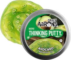Crazy Aaron Avocado Mini Tin Thinking Putty