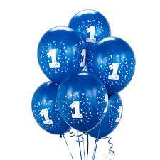 Royal Blue 1 Balloons Balloons Blue Balloons 1st Birthday