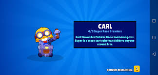 Brawl stars new brawler carl opening & gameplay! I Just Got Carl Lol I Caant Use Him Brawlstars