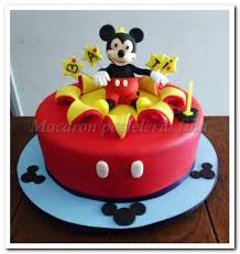 Bizcocho De Mickey Mouse Sencillo Torta Mickey Mouse Birthday Cake Desserts Cake