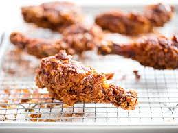 Kentucky fried chicken use to have them, and still do in a few locations that i've seen try dipping them in ranch dressing or some hot sauce. This Super Crispy Honey Butter Fried Chicken Is Killer With Waffles