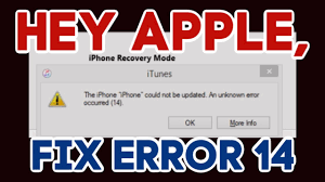 Pc Itunes Keeps Issuing Error 14 During Software Update Help Macrumors Forums