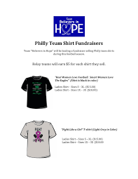Tshirt Order Form Relay For Life