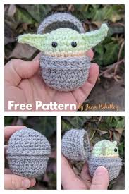 Design your own unique knitted blanket! Baby Yoda And Bassinet Toy Free Knitting Pattern Cool Creativities