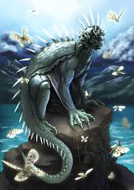 バラン baran) is the titular main antagonist of the 1958 japanese film varan the unbelievable, and a supporting protagonist of the 1968 film destroy all monsters. Varan Giant Monster Movies Creature Picture Kaiju Art