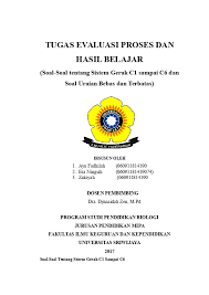 Untuk kepentingan tersebut pak udin telah menentukan 7 indikator. Soal C1 Sampai C6 Dan Soal Uraian Yl4wy2xjjwqr