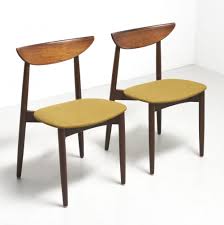 For Sale Pair Of Dining Chairs By Harry Ostergaard For Randers Mobelfabrik Denmark Small Living Room Chairs Chair Chair Design