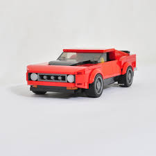 Visual connections to the 1969 model we. Lego Moc 1971 Ford Mustang Mach 1 By Kmpmocs Rebrickable Build With Lego