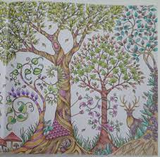 Coloriage D Une Foret Enchantee Steffy Elsass Crea Basford Coloring Johanna Basford Coloring Basford Enchanted Forest