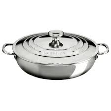 5 Quart Stainless Steel Braiser With Lid In 2020 Creuset Le Creuset Stainless Steel Cookware