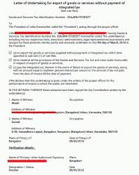 So it's pretty clear that gstr 3b correction could be made even after the return has been submitted and tax has been paid by you updating the cash wallet. Letter Of Undertaking Lut Format Under Gst Wtih Meaning
