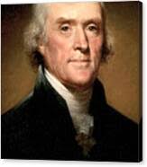 Thomas Jefferson Painting by Rembrandt Peale